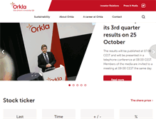 Tablet Screenshot of orkla.com